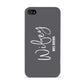 Personalised Wifey Apple iPhone 4s Case