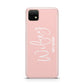 Personalised Wifey Pink Huawei Enjoy 20 Phone Case