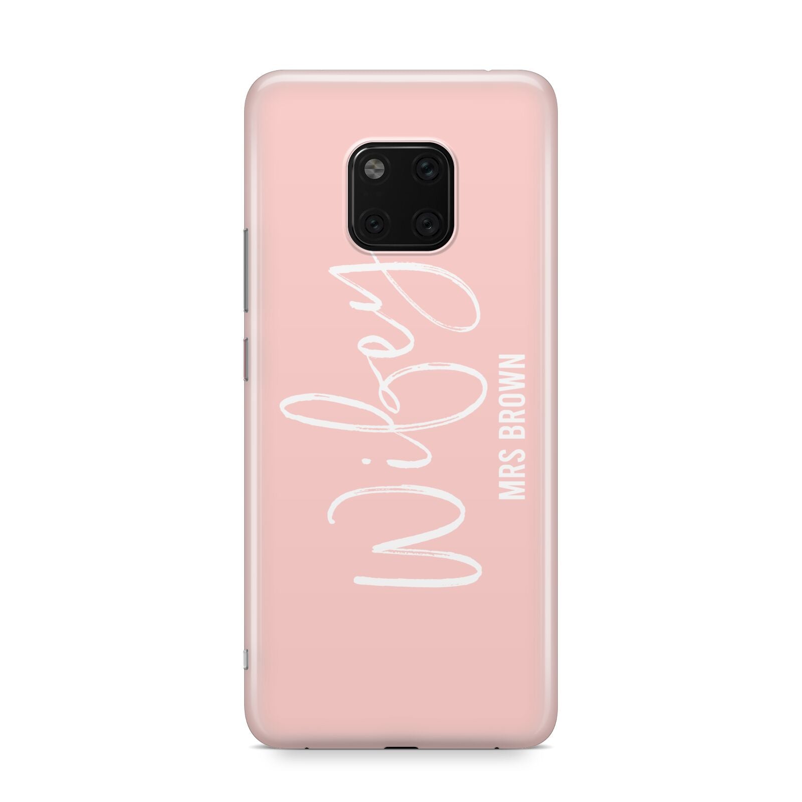 Personalised Wifey Pink Huawei Mate 20 Pro Phone Case