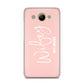 Personalised Wifey Pink Huawei Y3 2017