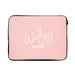 Personalised Wifey Pink Laptop Bag