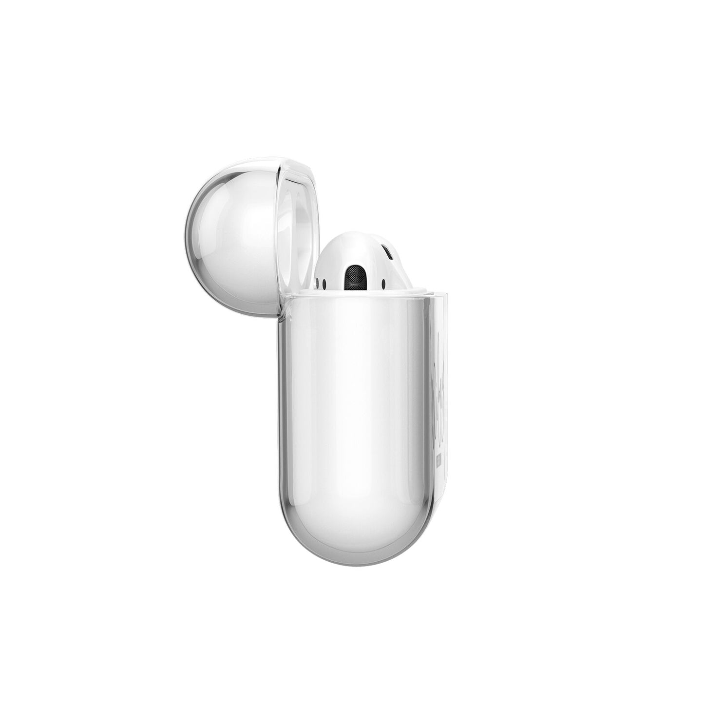 Personalised Wifey White AirPods Case Side Angle