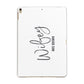 Personalised Wifey White Apple iPad Gold Case