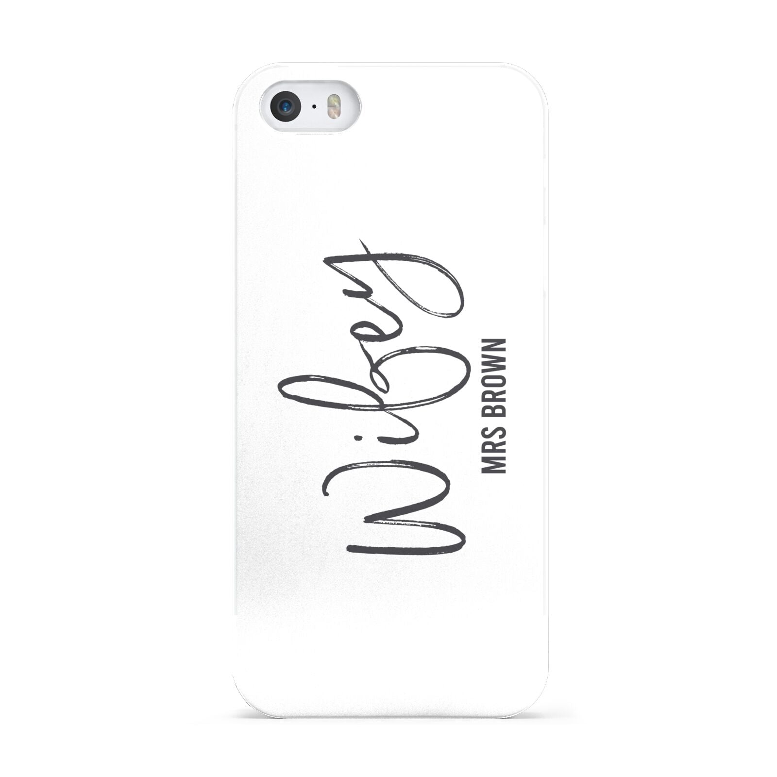 Personalised Wifey White Apple iPhone 5 Case