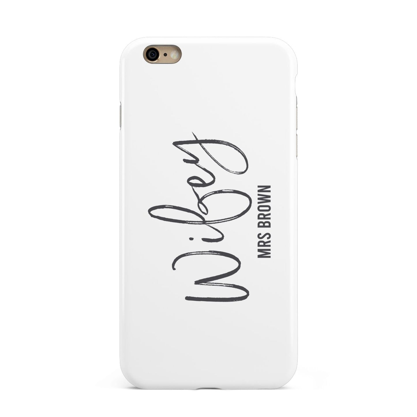 Personalised Wifey White Apple iPhone 6 Plus 3D Tough Case