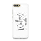 Personalised Wifey White Huawei Y6 2018