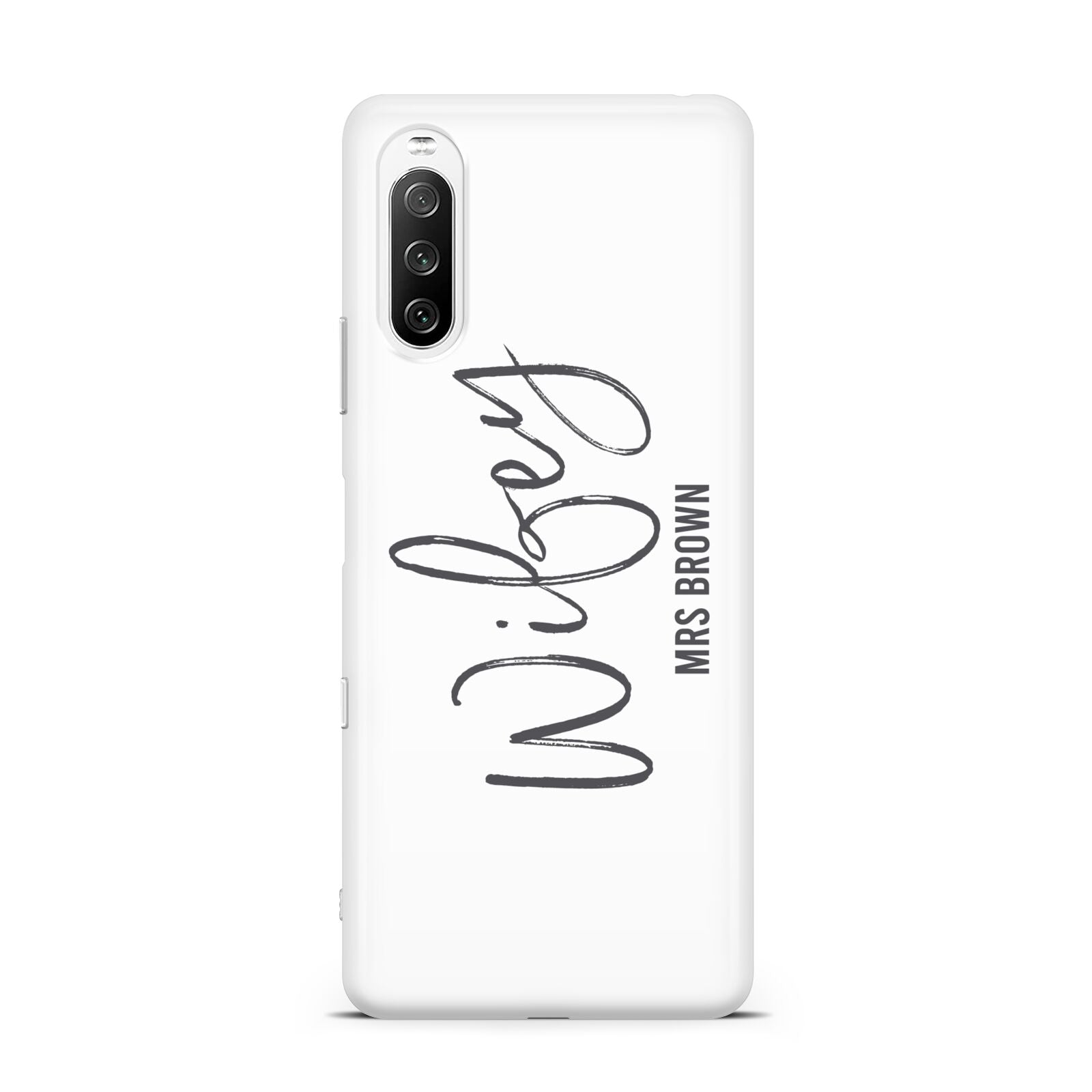 Personalised Wifey White Sony Xperia 10 III Case
