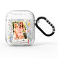 Personalised Wild Flowers Photo AirPods Glitter Case