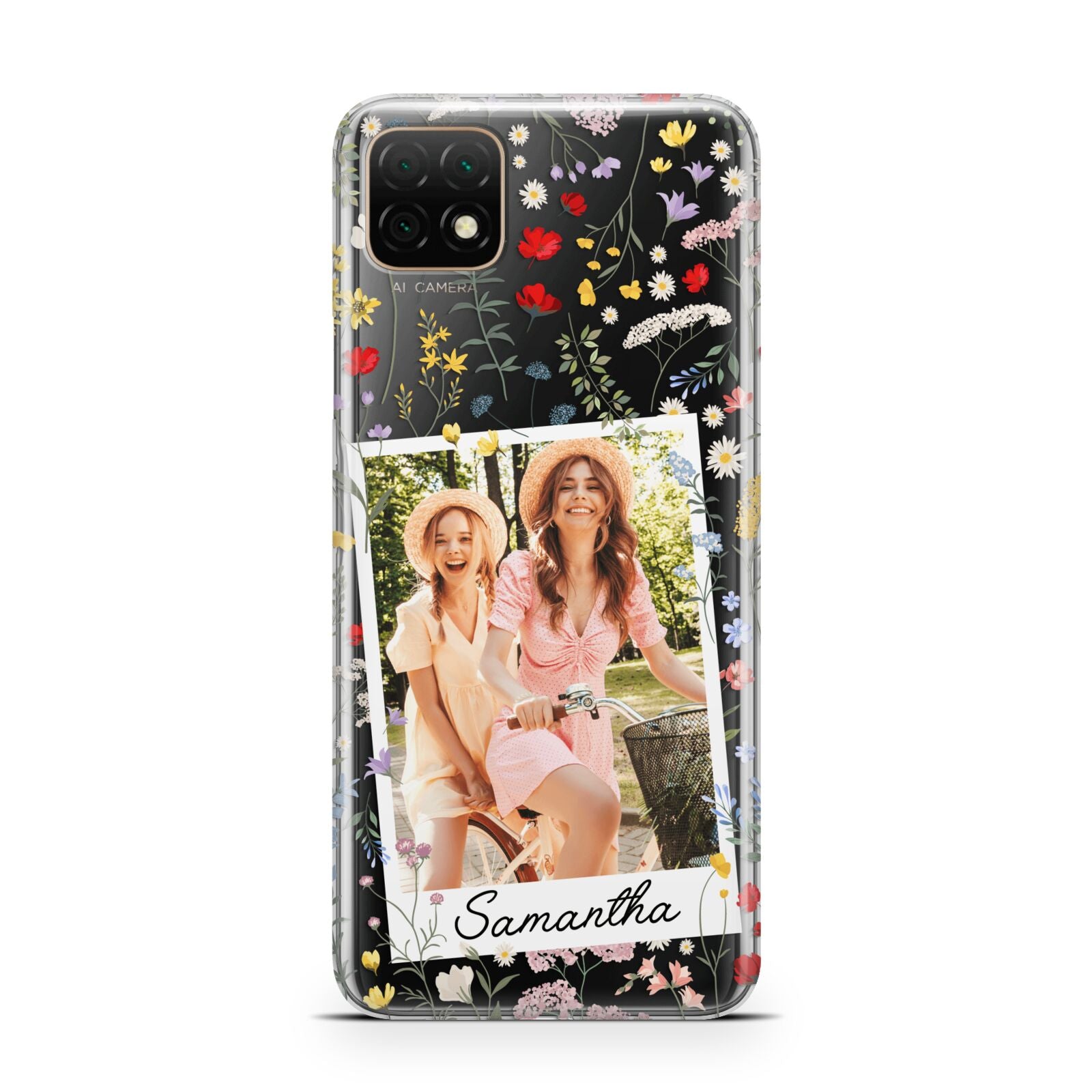 Personalised Wild Flowers Photo Huawei Enjoy 20 Phone Case