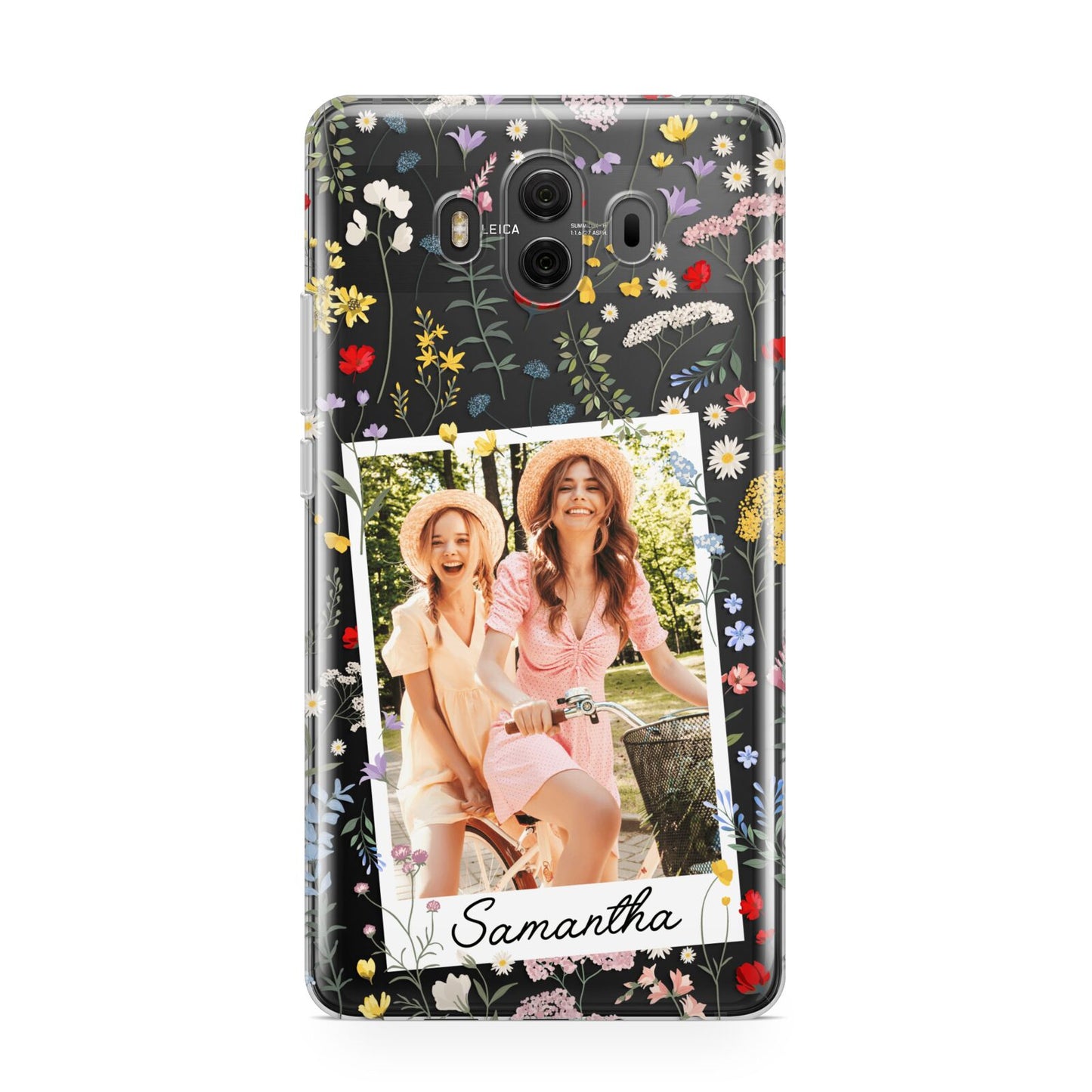 Personalised Wild Flowers Photo Huawei Mate 10 Protective Phone Case