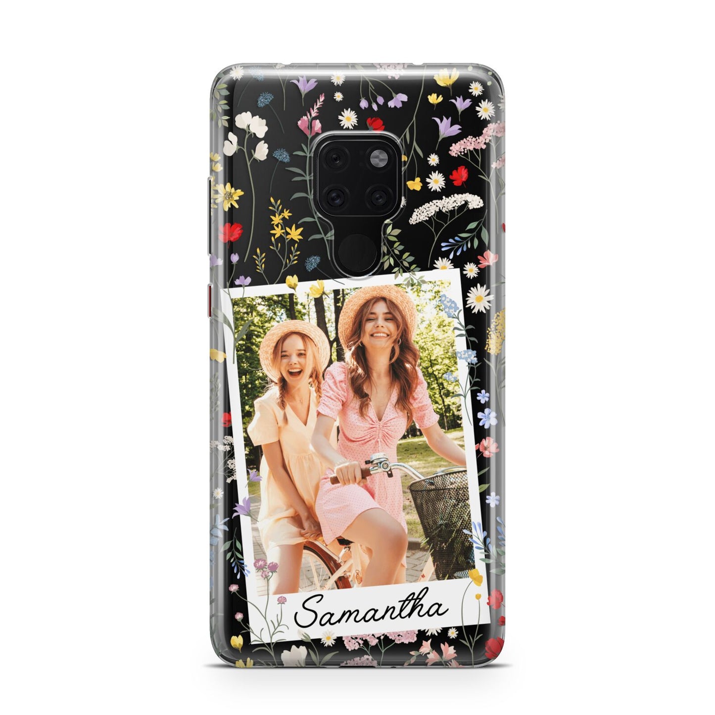 Personalised Wild Flowers Photo Huawei Mate 20 Phone Case