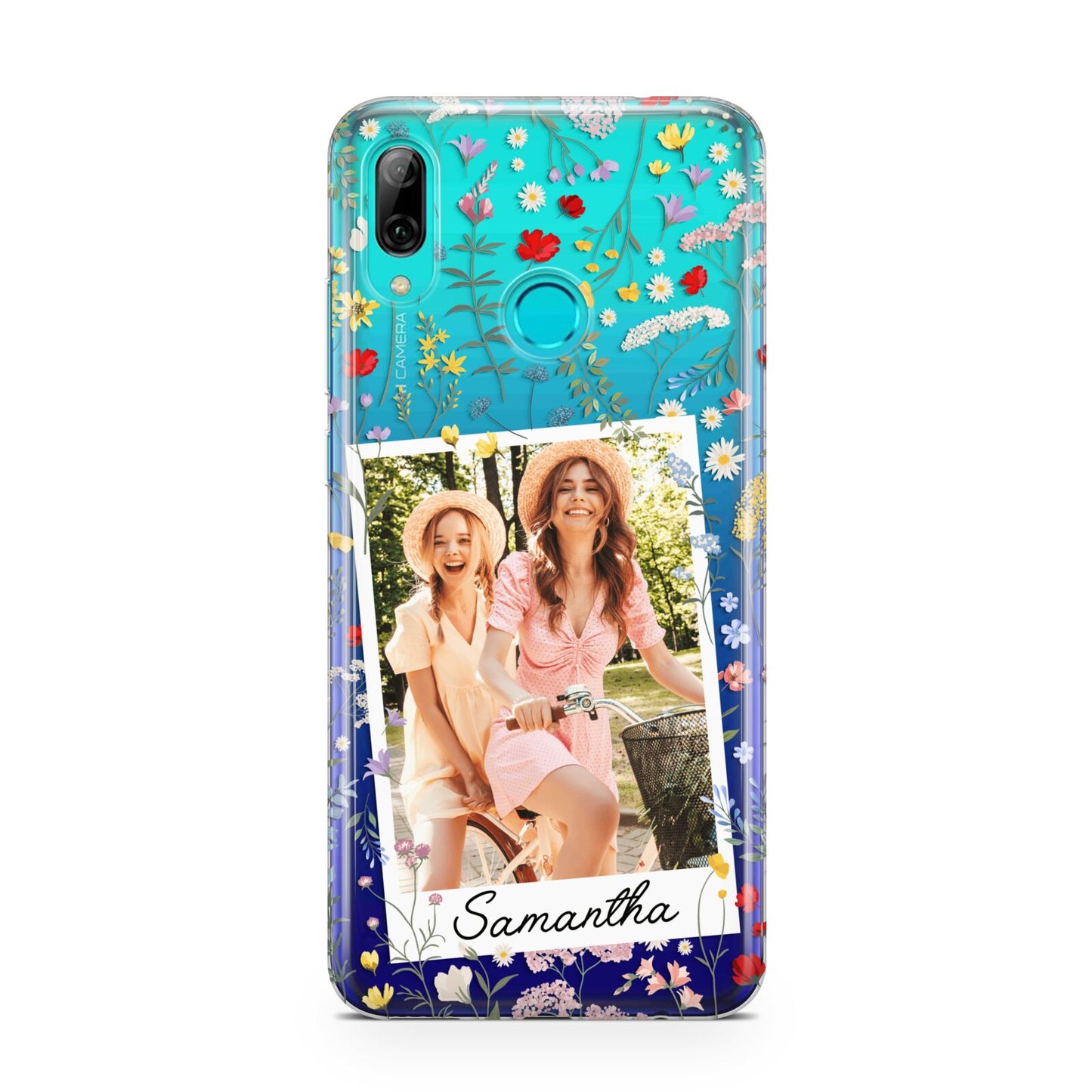 Personalised Wild Flowers Photo Huawei P Smart 2019 Case