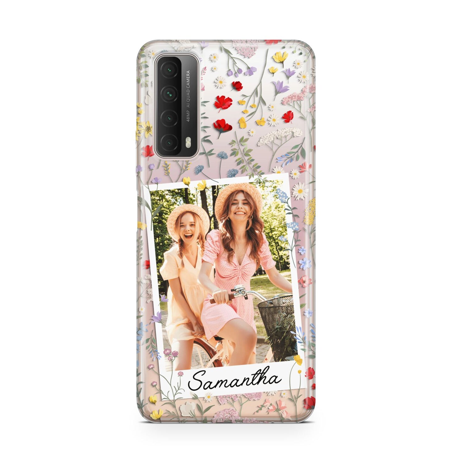 Personalised Wild Flowers Photo Huawei P Smart 2021