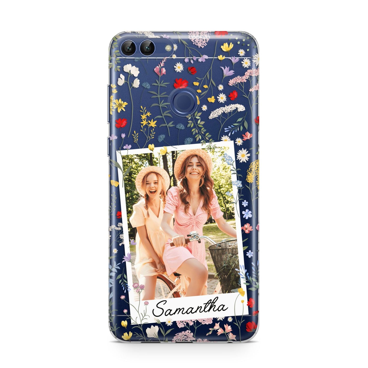 Personalised Wild Flowers Photo Huawei P Smart Case