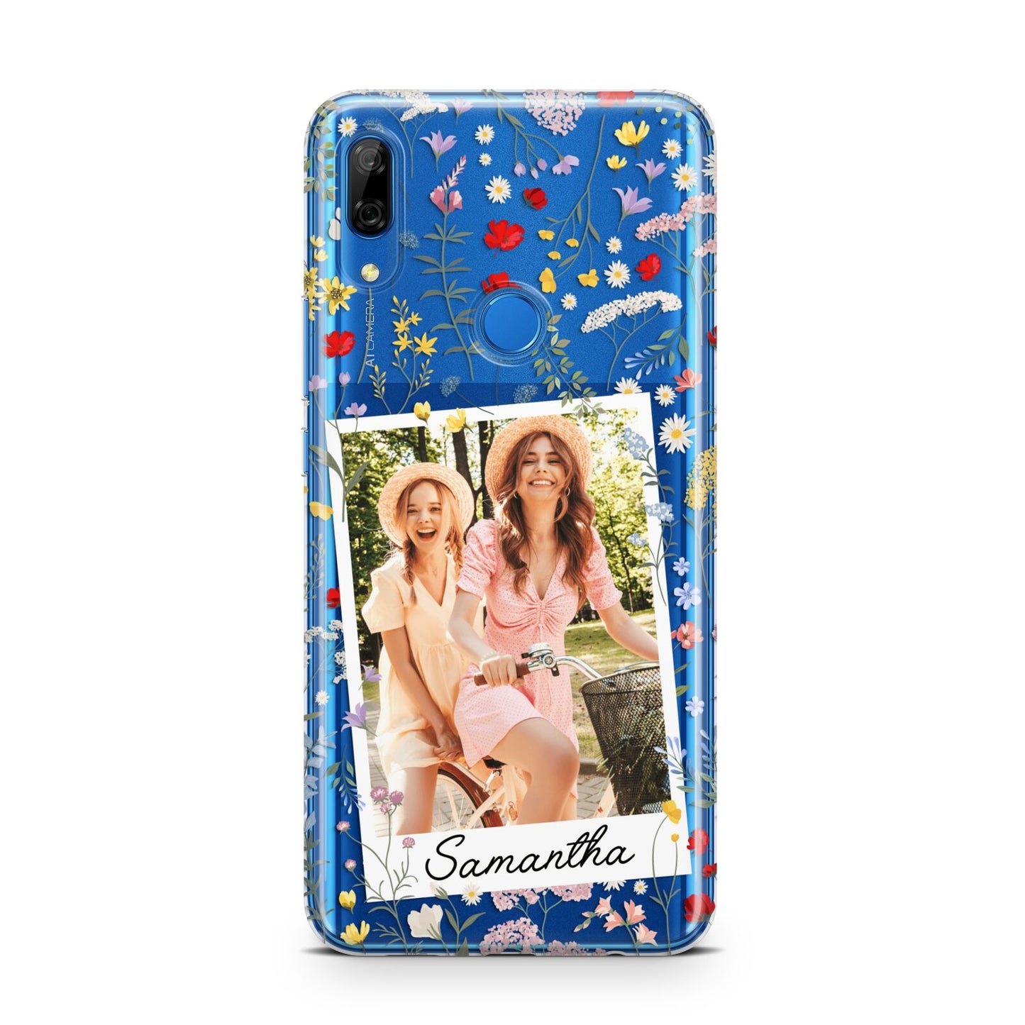 Personalised Wild Flowers Photo Huawei P Smart Z