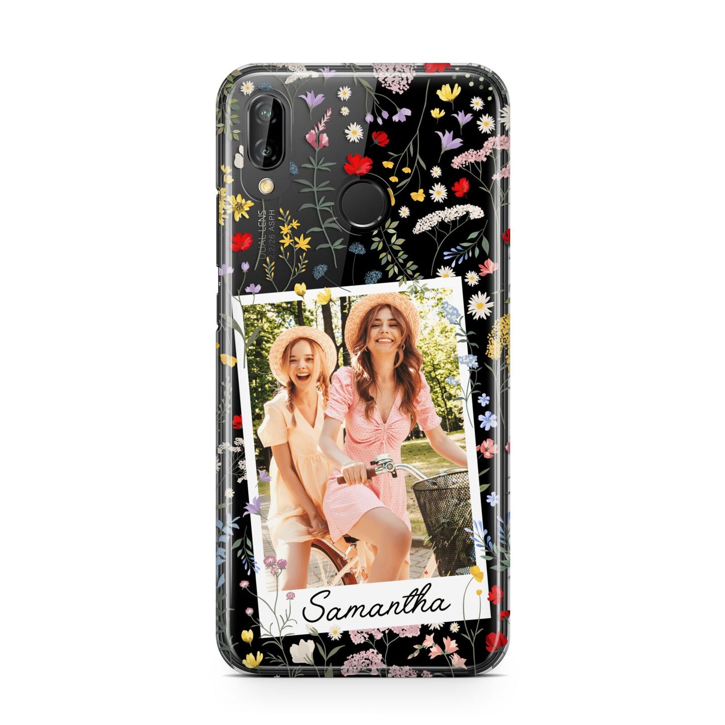 Personalised Wild Flowers Photo Huawei P20 Lite Phone Case