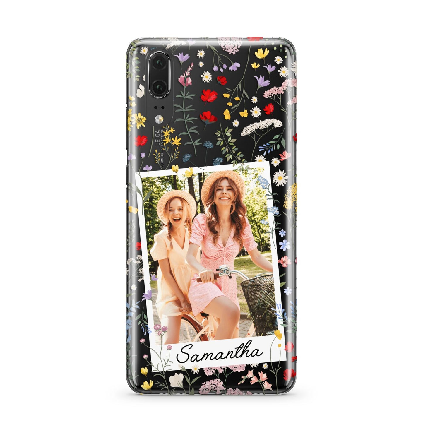 Personalised Wild Flowers Photo Huawei P20 Phone Case