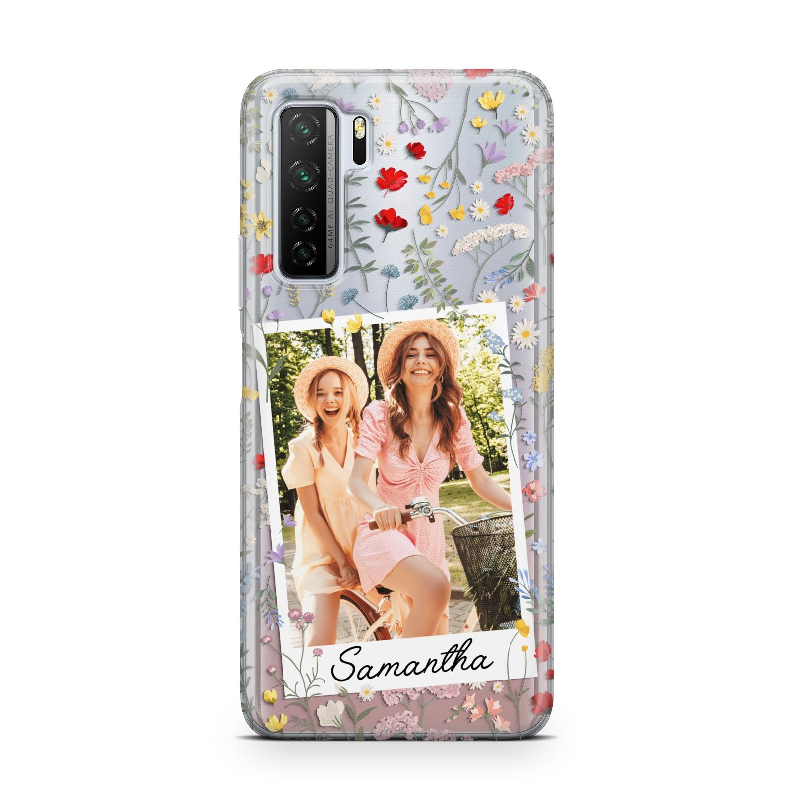 Personalised Wild Flowers Photo Huawei P40 Lite 5G Phone Case