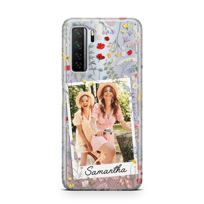 Personalised Wild Flowers Photo Huawei P40 Lite 5G Phone Case