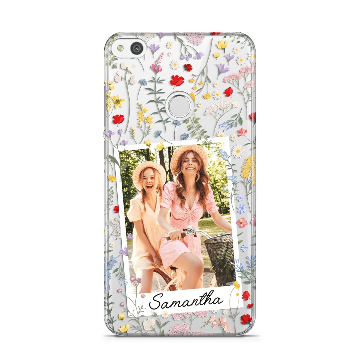 Personalised Wild Flowers Photo Huawei P8 Lite Case