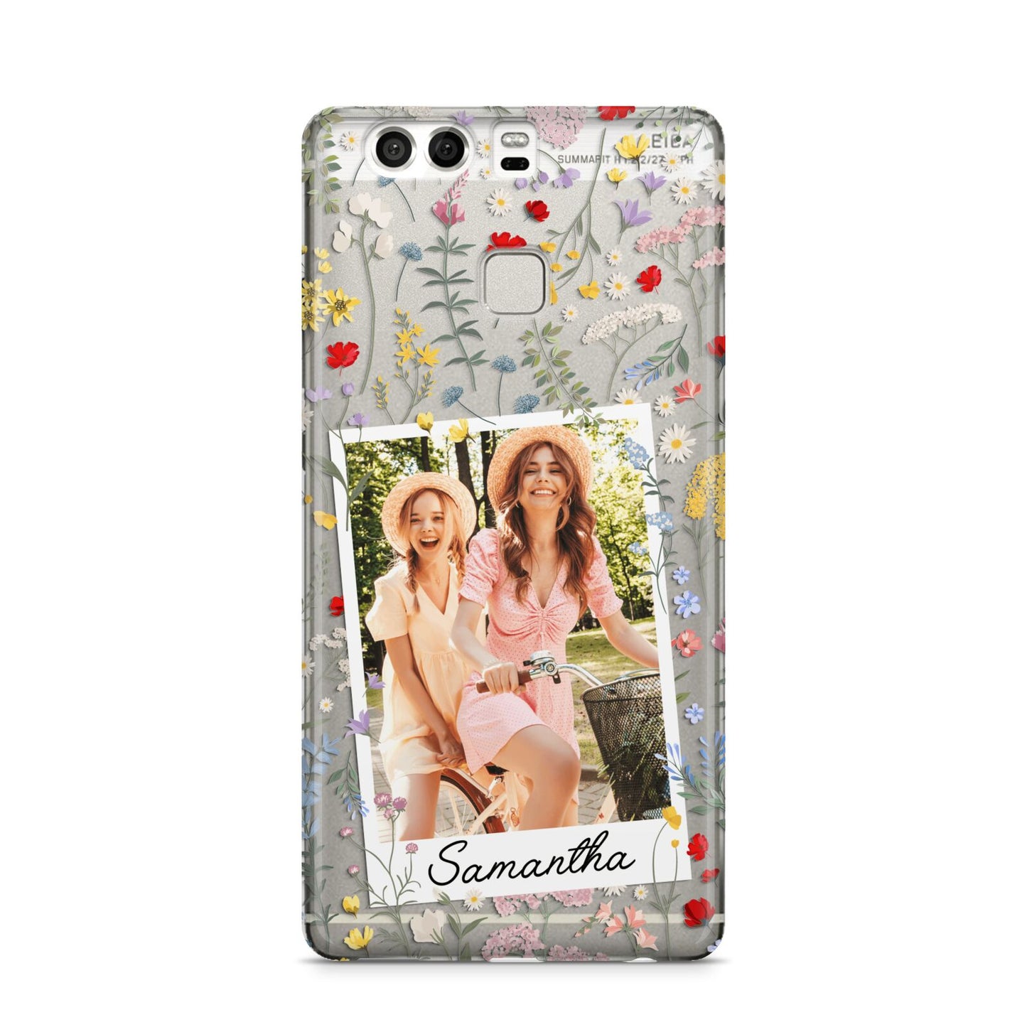 Personalised Wild Flowers Photo Huawei P9 Case