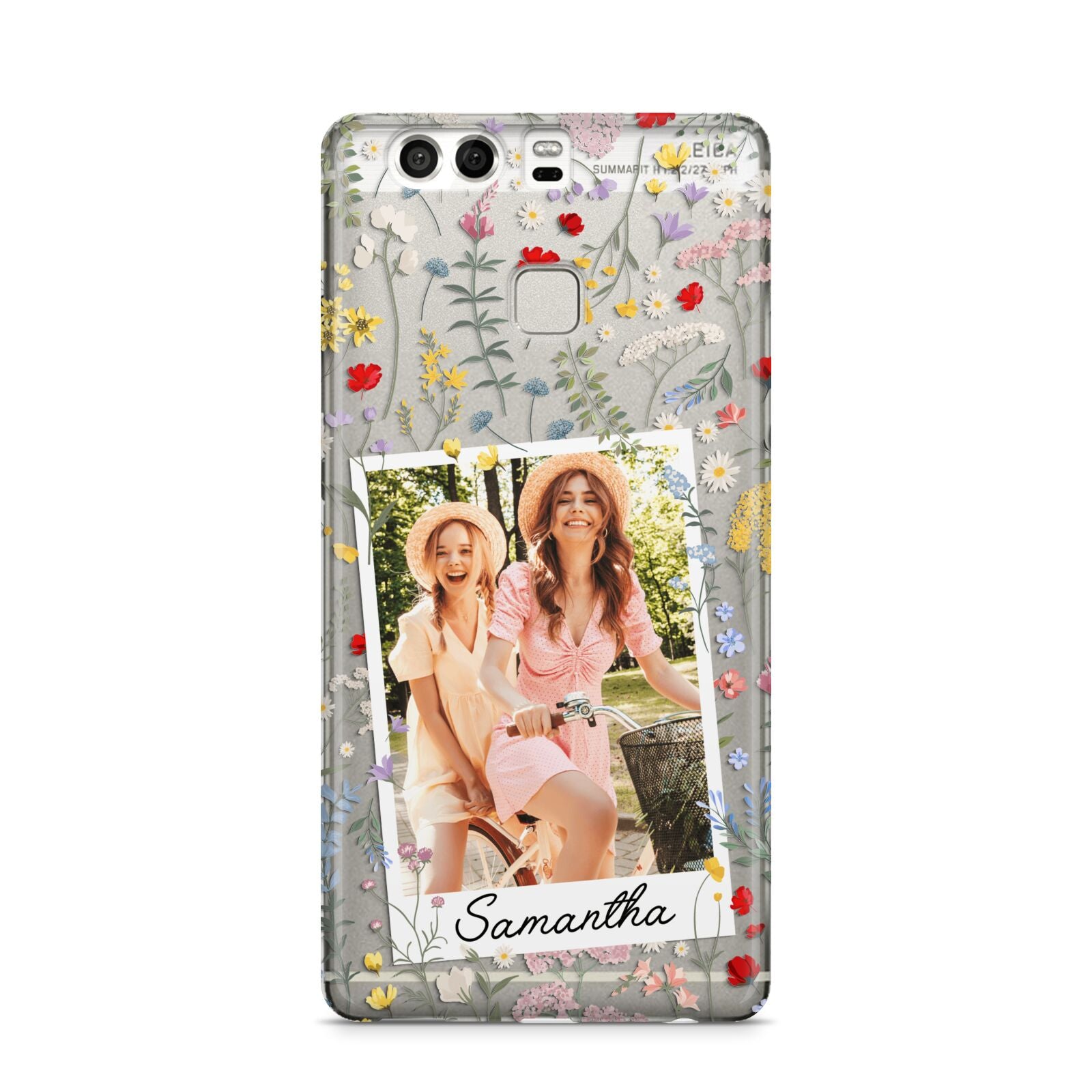 Personalised Wild Flowers Photo Huawei P9 Case