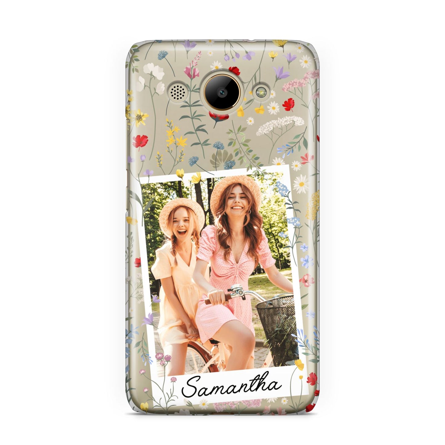 Personalised Wild Flowers Photo Huawei Y3 2017