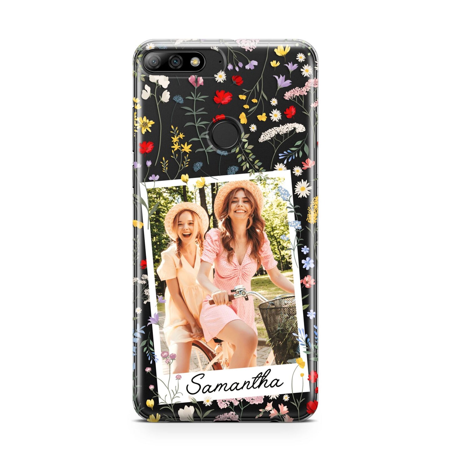 Personalised Wild Flowers Photo Huawei Y7 2018