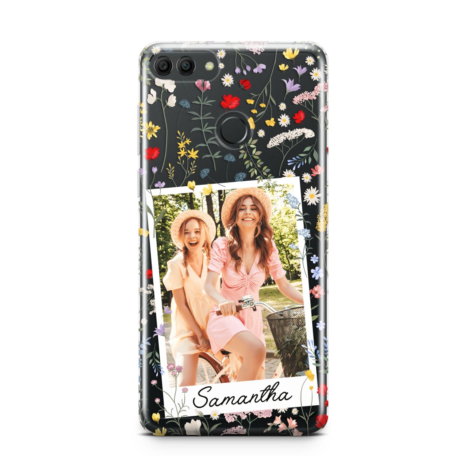 Personalised Wild Flowers Photo Huawei Y9 2018