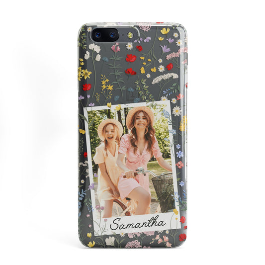 Personalised Wild Flowers Photo OnePlus Case