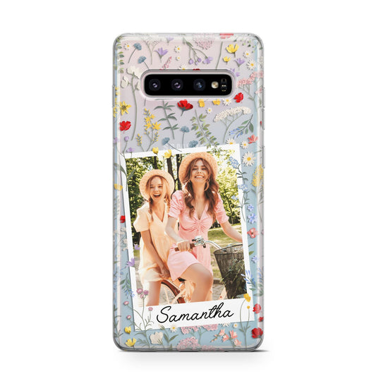 Personalised Wild Flowers Photo Protective Samsung Galaxy Case