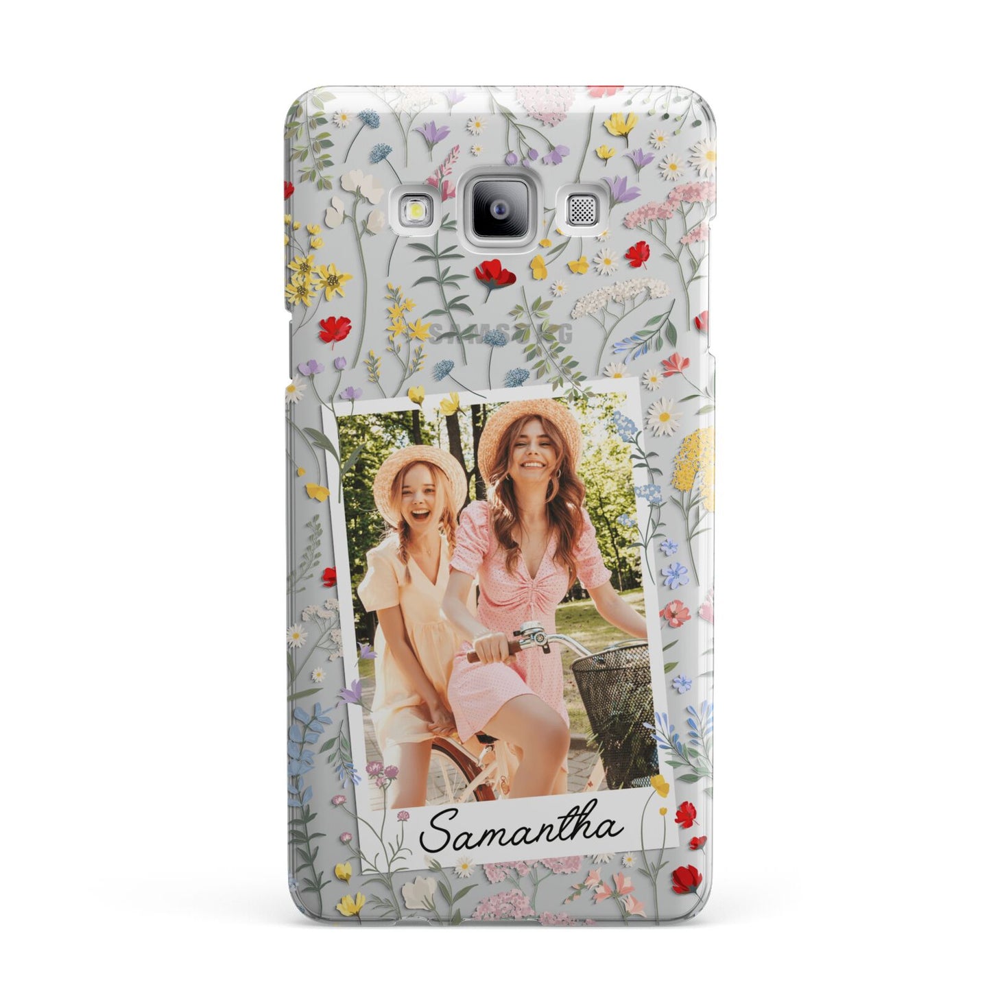 Personalised Wild Flowers Photo Samsung Galaxy A7 2015 Case