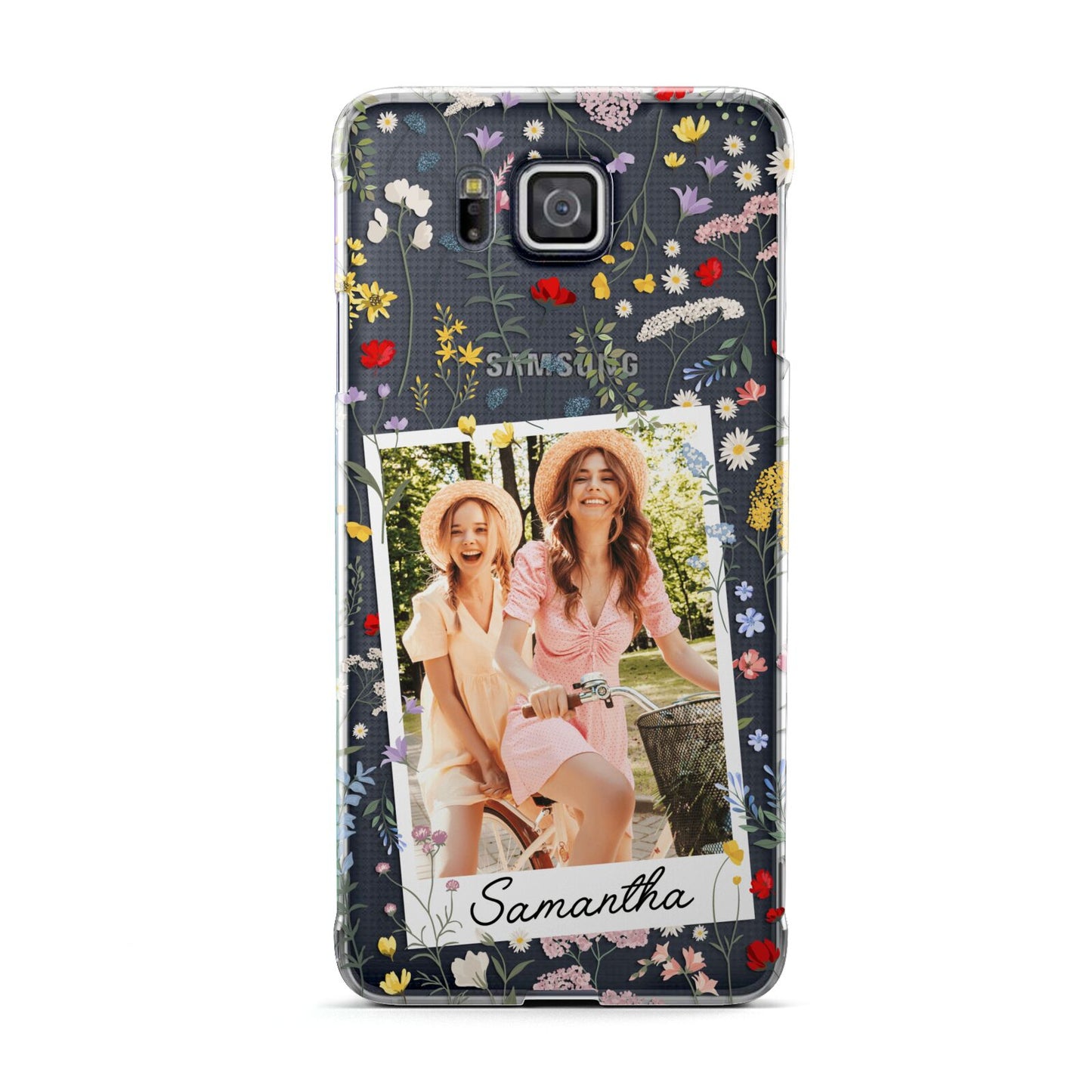 Personalised Wild Flowers Photo Samsung Galaxy Alpha Case