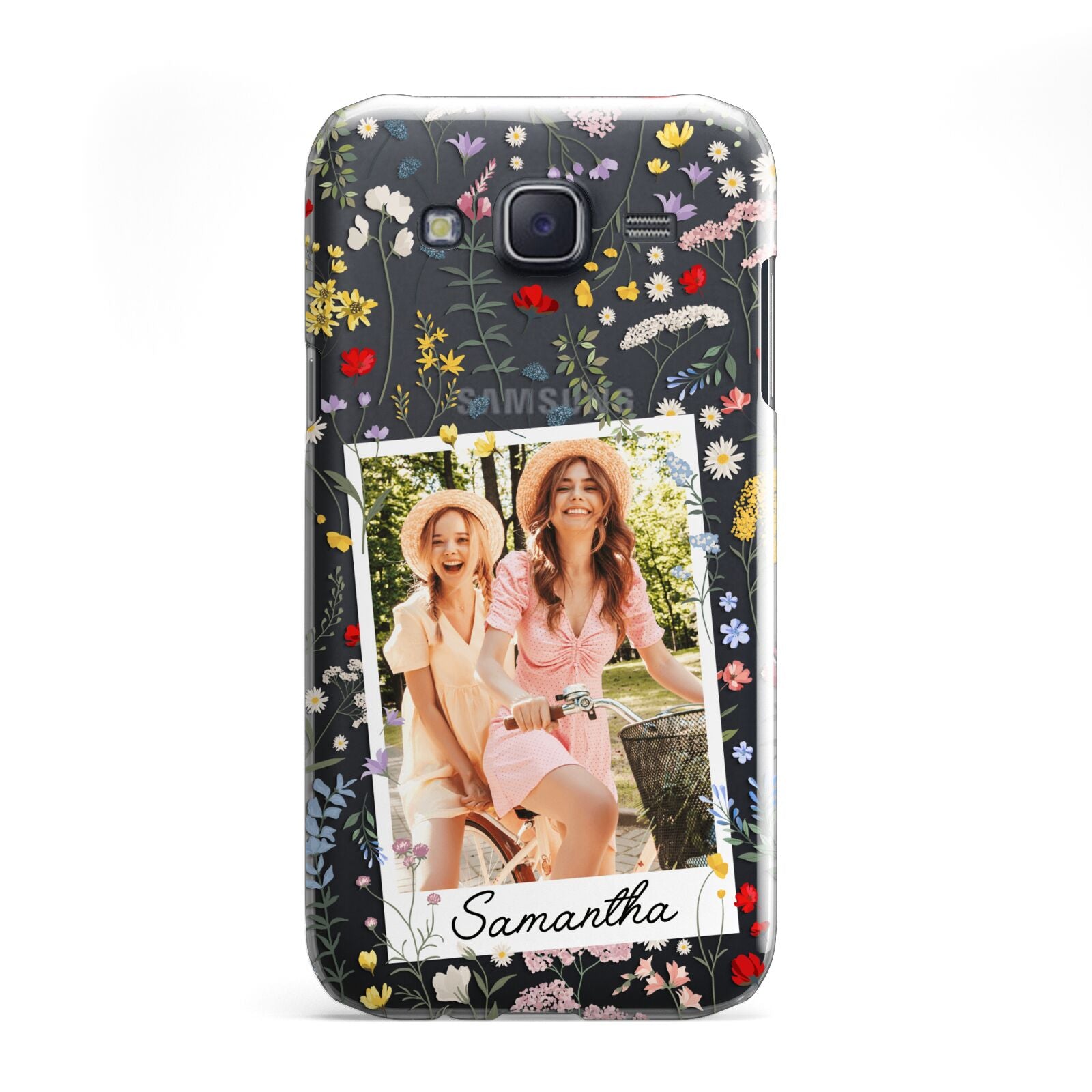 Personalised Wild Flowers Photo Samsung Galaxy J5 Case