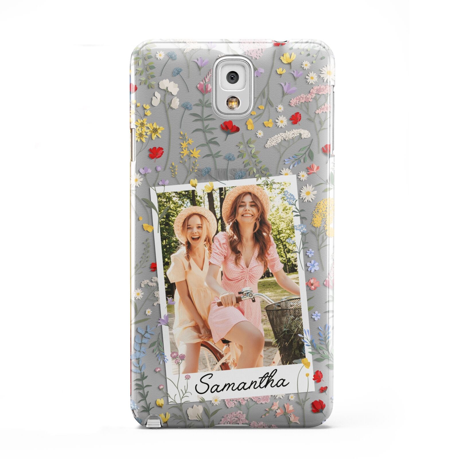 Personalised Wild Flowers Photo Samsung Galaxy Note 3 Case