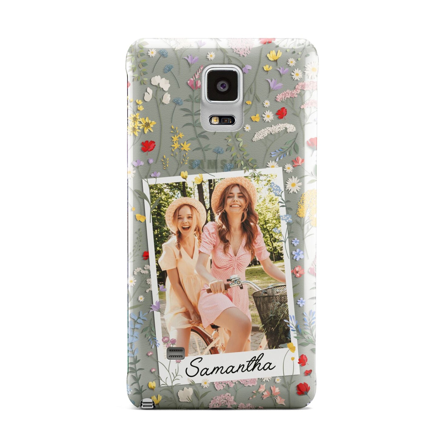 Personalised Wild Flowers Photo Samsung Galaxy Note 4 Case