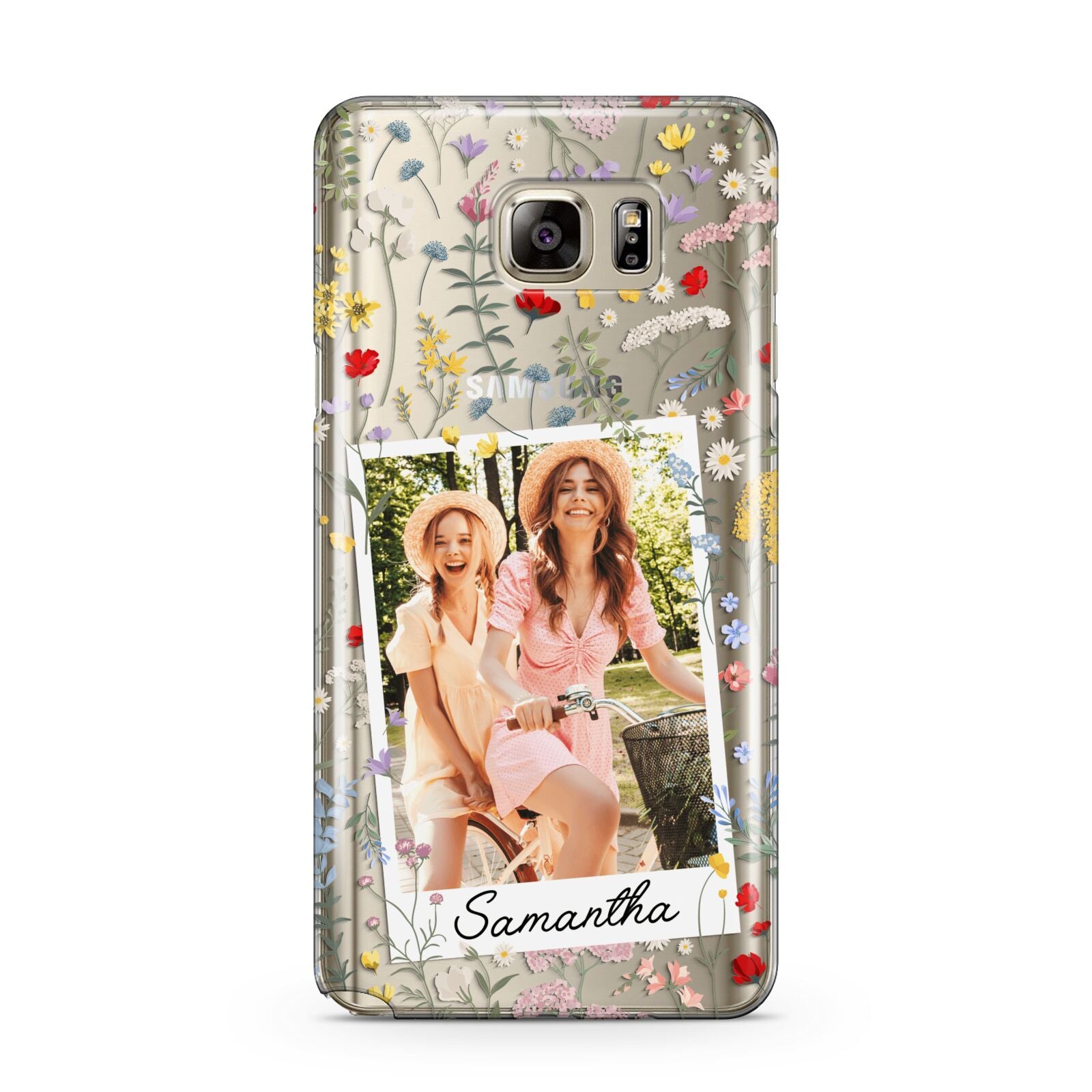 Personalised Wild Flowers Photo Samsung Galaxy Note 5 Case