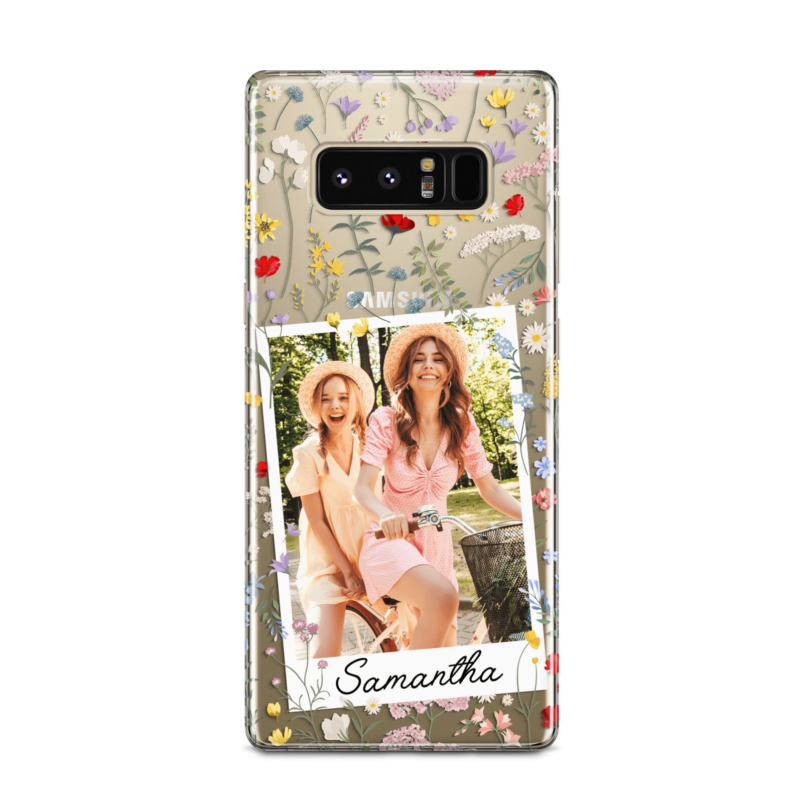 Personalised Wild Flowers Photo Samsung Galaxy Note 8 Case