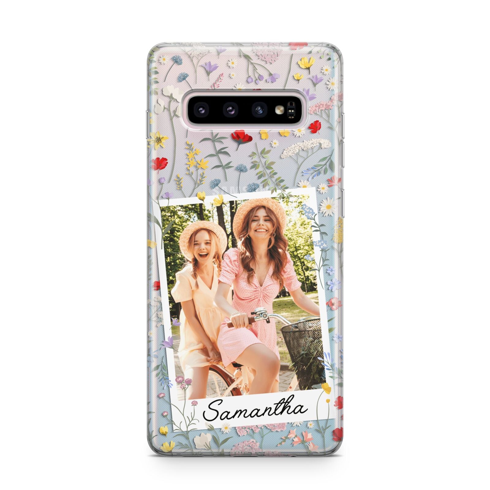 Personalised Wild Flowers Photo Samsung Galaxy S10 Plus Case