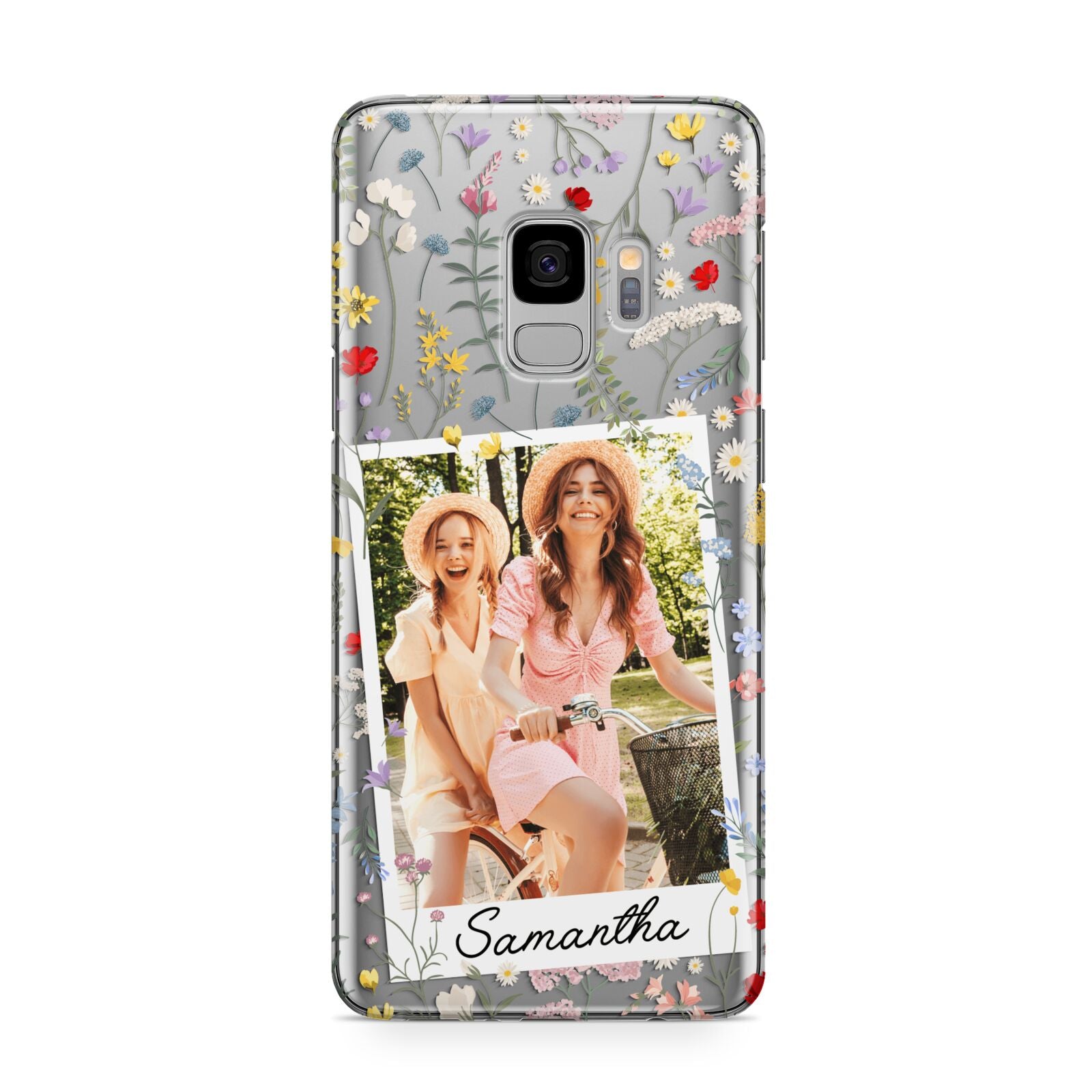 Personalised Wild Flowers Photo Samsung Galaxy S9 Case