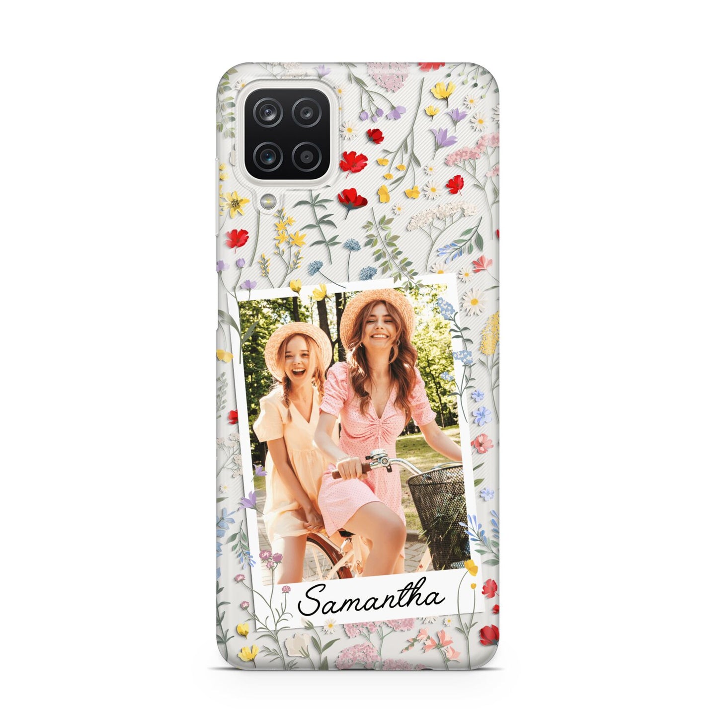 Personalised Wild Flowers Photo Samsung M12 Case