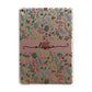 Personalised Winter Floral Apple iPad Rose Gold Case