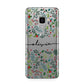 Personalised Winter Floral Samsung Galaxy S9 Case
