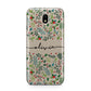 Personalised Winter Floral Samsung J5 2017 Case