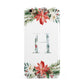 Personalised Winter Monogram Clear Floral Apple iPhone 6 Plus 3D Tough Case