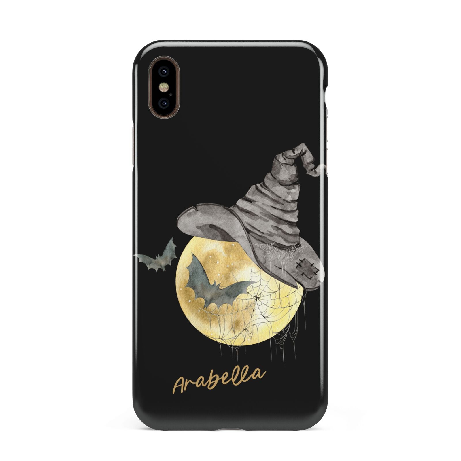 Personalised Witchy Moon Apple iPhone Xs Max 3D Tough Case