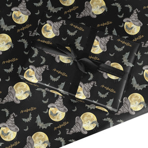 Personalised Witchy Moon Wrapping Paper