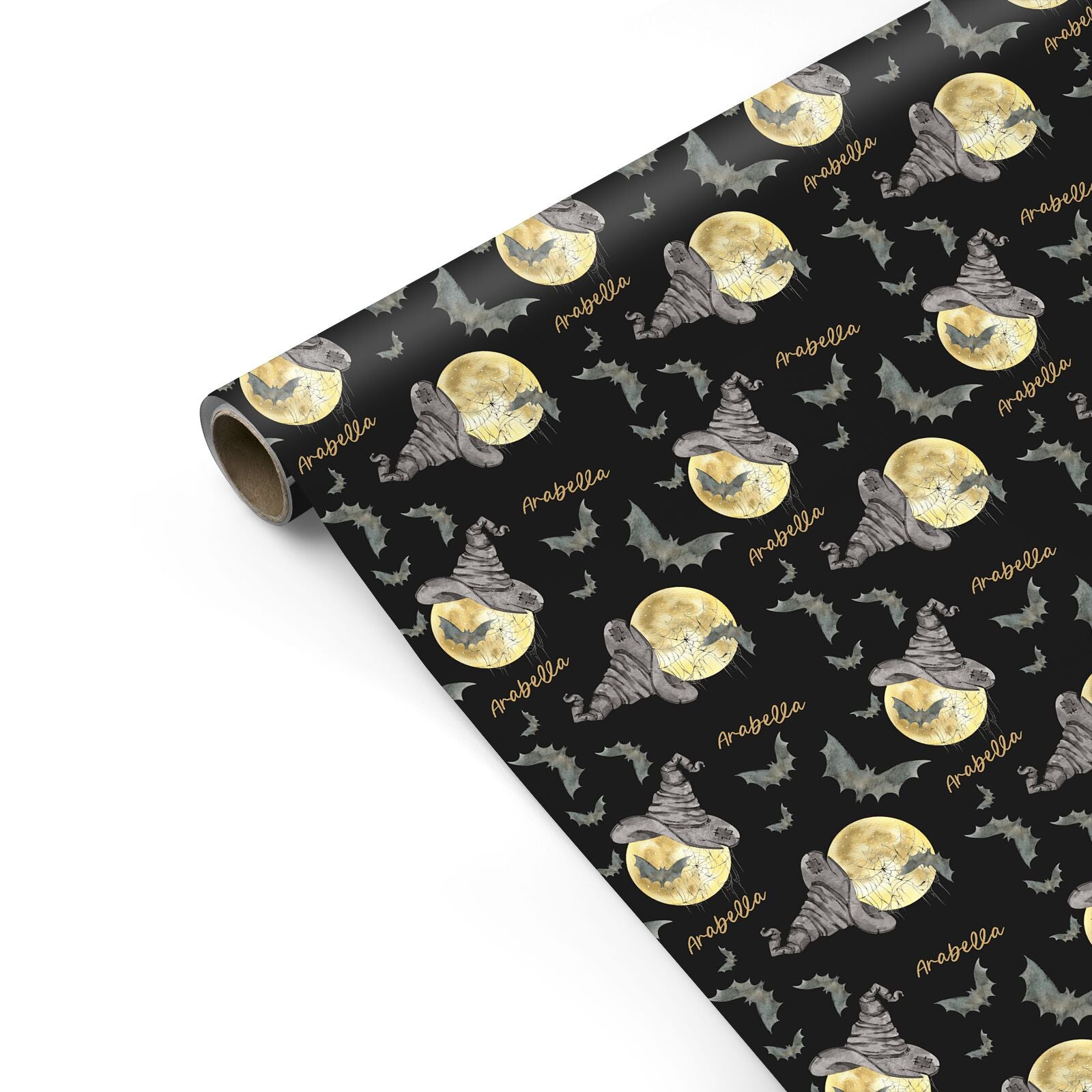 Personalised Witchy Moon Personalised Gift Wrap