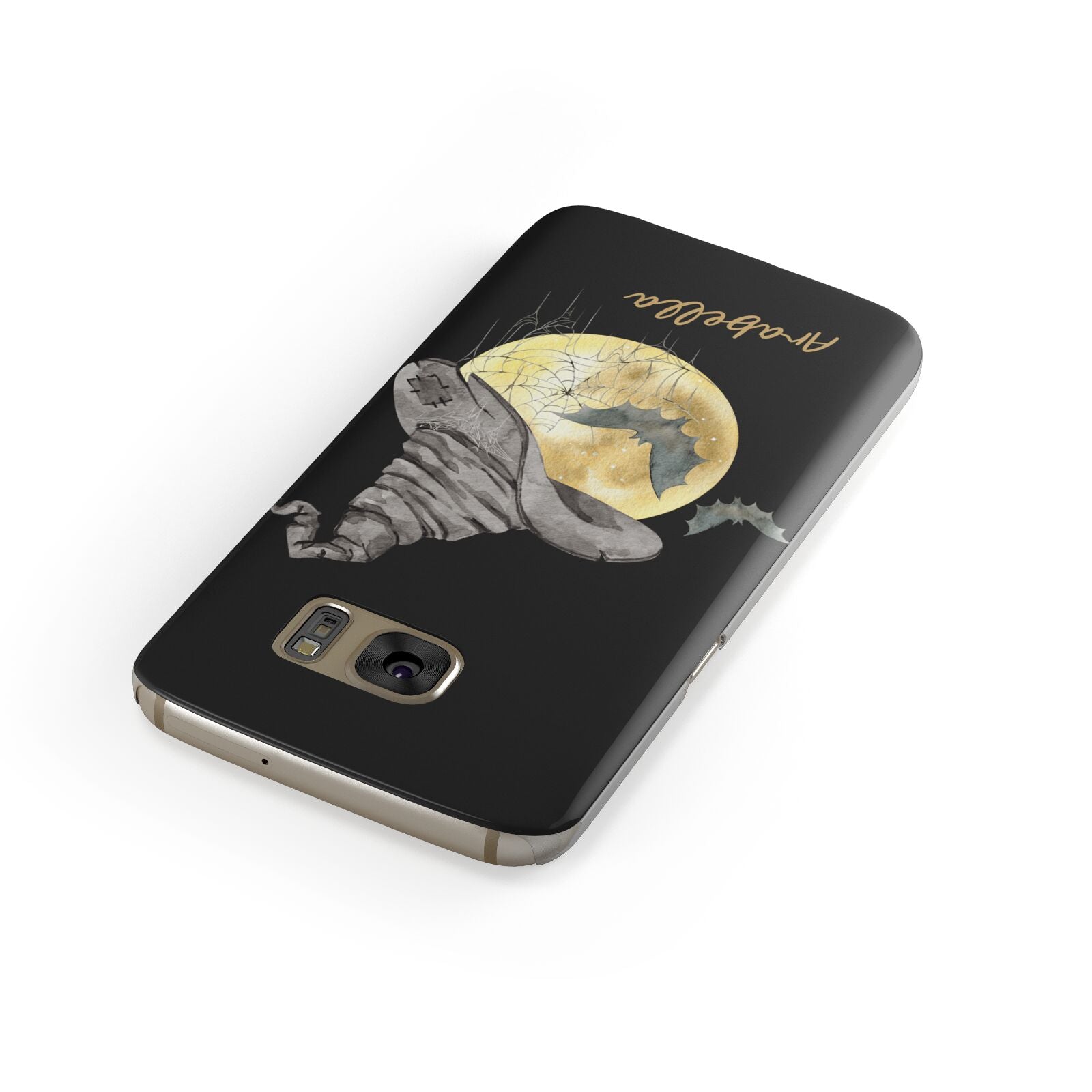 Personalised Witchy Moon Samsung Galaxy Case Front Close Up