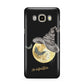 Personalised Witchy Moon Samsung Galaxy J7 2016 Case on gold phone
